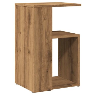 vidaXL Βοηθητικό Τραπέζι Αρτισιανή Δρυς 36x30x56cm Επεξ. Ξύλο 1 τεμ.