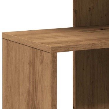 vidaXL Βοηθητικό Τραπέζι Αρτισιανή Δρυς 36x30x56cm Επεξ. Ξύλο 1 τεμ.