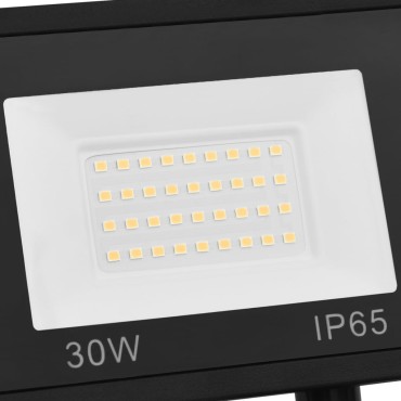 vidaXL Προβολέας LED με Αισθητήρα Θερμό Λευκό 30 W