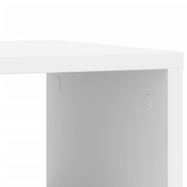 vidaXL Βοηθητικό Τραπέζι με Ρόδες Λευκό 50x30x55cm Επεξεργ. Ξύλο 1 τεμ.