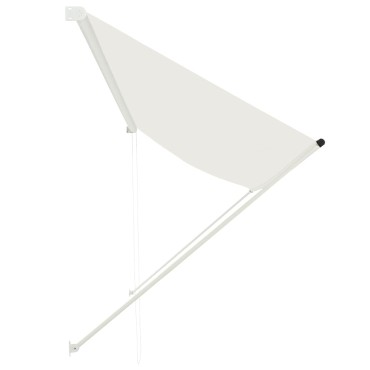vidaXL Τέντα Συρόμενη Κρεμ 350 x 150 εκ.