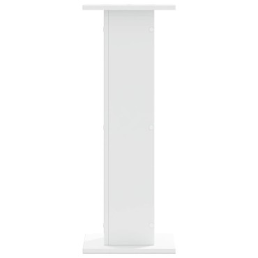 vidaXL Βάσεις Ηχείων 2 Τεμ. Λευκή 30x30x80 εκ. Επεξ. Ξύλο