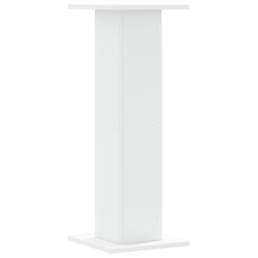 vidaXL Βάσεις Ηχείων 2 Τεμ. Λευκή 30x30x80 εκ. Επεξ. Ξύλο