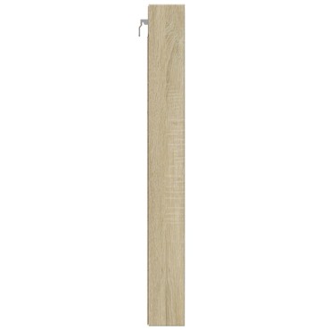 vidaXL Βιτρίνα Χρώμα Sonoma Δρυς 100x8,5x75cm από Επεξεργασμένο Ξύλο