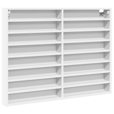vidaXL Ραφιέρα Λευκή 100x8,5x75cm από Επεξεργασμένο Ξύλο 1 τεμ.