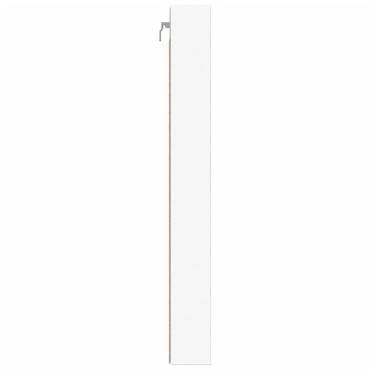 vidaXL Ραφιέρα Λευκή 100x8,5x75cm από Επεξεργασμένο Ξύλο 1 τεμ.