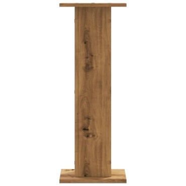 vidaXL Βάσεις Ηχείων 2 τεμ. Αρτισιανή Δρυς 30x30x80 εκ. Επεξ. Ξύλο