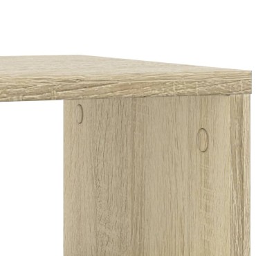 vidaXL Βοηθητικό Τραπέζι με Ρόδες Sonoma Δρυς 50x30x55cm Επεξ. Ξύλο 1 τεμ.