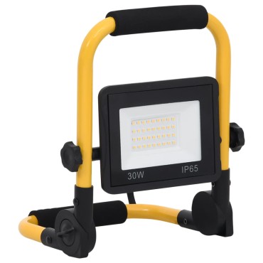 vidaXL Προβολέας LED με Λαβή Ψυχρό Λευκό 30 W