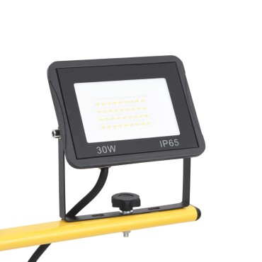 vidaXL Προβολέας LED με Τρίποδο Ψυχρό Λευκό 2 x 30 W