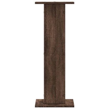 vidaXL Βάσεις Ηχείων 2 Τεμ. Καφέ Δρυς 30x30x80 εκ. Επεξεργασμένο Ξύλο