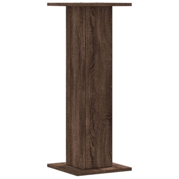 vidaXL Βάσεις Ηχείων 2 Τεμ. Καφέ Δρυς 30x30x80 εκ. Επεξεργασμένο Ξύλο