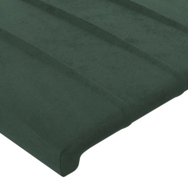 vidaXL Κεφαλάρι με Πτερύγια Πράσινο 83x23x118/128cm Βελούδινο 1 τεμ.