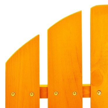vidaXL Καρέκλα Κήπου Adirondack Κουνιστή Πορτοκαλί Μασίφ Ξύλο Ελάτης 70x91,5x92cm 1 τεμ.