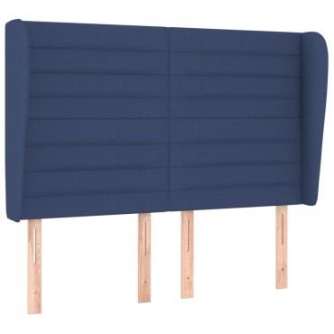 vidaXL Κεφαλάρι με Πτερύγια Μπλε 147x23x118/128cm Υφασμάτινο 1 τεμ.