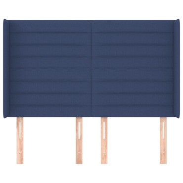 vidaXL Κεφαλάρι με Πτερύγια Μπλε 147x16x118/128cm Υφασμάτινο 1 τεμ.