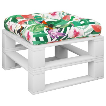 vidaXL Μαξιλάρι Παλέτας Πολύχρωμο 50x50x12cm Υφασμάτινο
