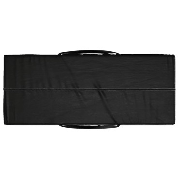 vidaXL Τσάντα Αποθ. Μαξιλαριών Κήπου Μαύρη 135x40x55cm Πολυαιθυλένιο