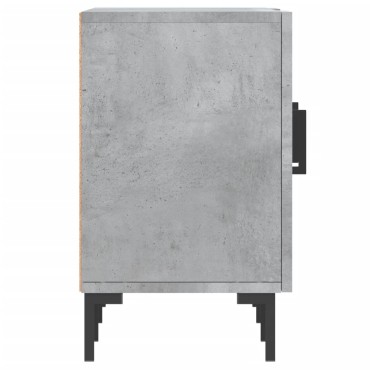 vidaXL Έπιπλο Τηλεόρασης Γκρι Σκυροδέματος 150x30x50cm Επεξ. Ξύλο