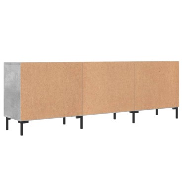 vidaXL Έπιπλο Τηλεόρασης Γκρι Σκυροδέματος 150x30x50cm Επεξ. Ξύλο