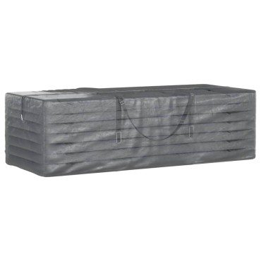 vidaXL Τσάντες Αποθ. Μαξιλαριών 2 τεμ. Μαύρες 135x40x55cm Πολυαιθυλένιο