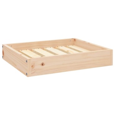 vidaXL Κρεβάτι Σκύλου 51,5 x 44 x 9 εκ. από Μασίφ Ξύλο Πεύκου