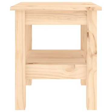 vidaXL Τραπεζάκι Σαλονιού 35x35x40cm από Μασίφ Ξύλο Πεύκου 1 τεμ.