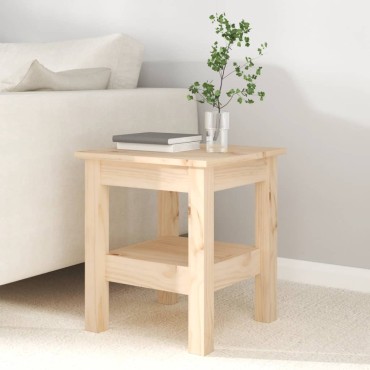 vidaXL Τραπεζάκι Σαλονιού 35x35x40cm από Μασίφ Ξύλο Πεύκου 1 τεμ.