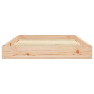 vidaXL Κρεβάτι Σκύλου 91,5 x 64 x 9 εκ. από Μασίφ Ξύλο Πεύκου