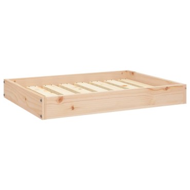 vidaXL Κρεβάτι Σκύλου 71,5 x 54 x 9 εκ. από Μασίφ Ξύλο Πεύκου