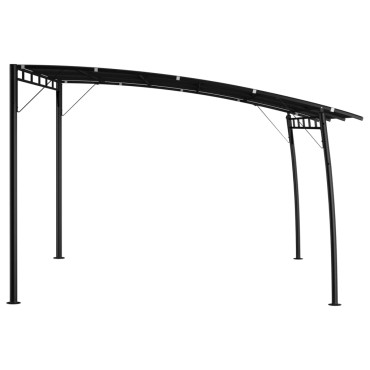 vidaXL Τεντοπέργκολα Κήπου Ανθρακί 4 x 3 x 2,55 μ.