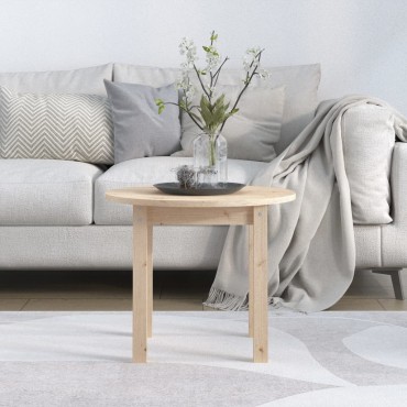 vidaXL Τραπεζάκι Σαλονιού 55x45cm από Μασίφ Ξύλο Πεύκου 1 τεμ.