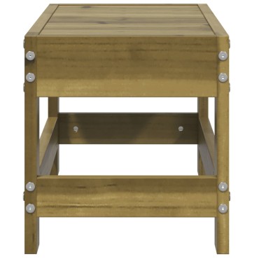 vidaXL Υποπόδιο Κήπου 62x30x32cm από Εμποτισμένο Ξύλο Πεύκου 1 τεμ. Γωνιακός