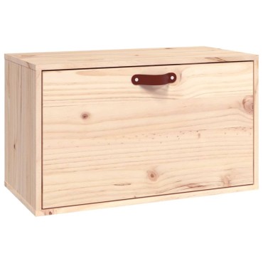 vidaXL Ντουλάπι Τοίχου 60x30x35cm από Μασίφ Ξύλο Πεύκου 1 τεμ.