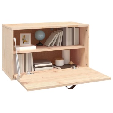 vidaXL Ντουλάπι Τοίχου 60x30x35cm από Μασίφ Ξύλο Πεύκου 1 τεμ.