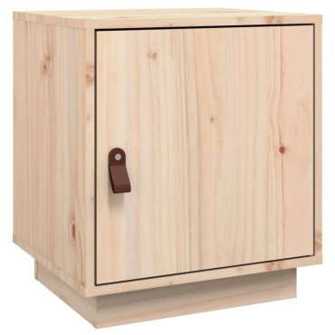vidaXL Κομοδίνο 40x34x45cm από Μασίφ Ξύλο Πεύκου 1 τεμ.
