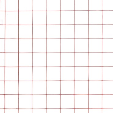 vidaXL Συρματόπλεγμα Κοτετσόσυρμα Κόκκινο 10x1,5 μ. Ατσάλι Επικαλ. PVC 10x1,5 μ. (MxΥ)</li><li>Διαστάσεις ακτίνων: 12x12 χιλ. (MxΠ)</li><li>Διάμετρος κουλούρας: 14cm