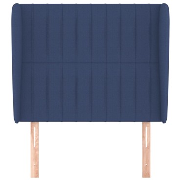 vidaXL Κεφαλάρι με Πτερύγια Μπλε 83x23x118/128cm Υφασμάτινο 1 τεμ.