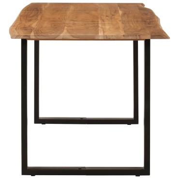 vidaXL Τραπεζαρία 154x80x76cm από Μασίφ Ξύλο Ακακίας 1 τεμ.