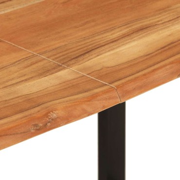 vidaXL Τραπεζαρία 154x80x76cm από Μασίφ Ξύλο Ακακίας 1 τεμ.