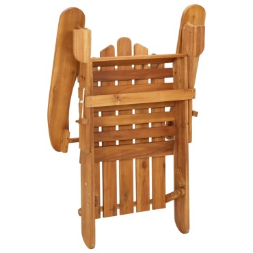 vidaXL Καρέκλα Κήπου Adirondack από Μασίφ Ξύλο Ακακίας 75x84x90cm 1 τεμ.