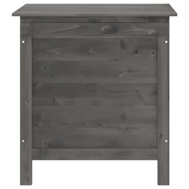 vidaXL Μπαούλο Αποθ. Κήπου Ανθρακί 50x49x56,5cm Μασίφ Ξύλο Ελάτης 1 τεμ.
