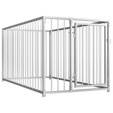 vidaXL Κλουβί Σκύλου Εξωτερικού Χώρου 100 x 200 x 100 εκ.