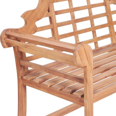 vidaXL Παγκάκι Κήπου 127x58,5x92,5cm από Μασίφ Ξύλο Teak 1 τεμ.
