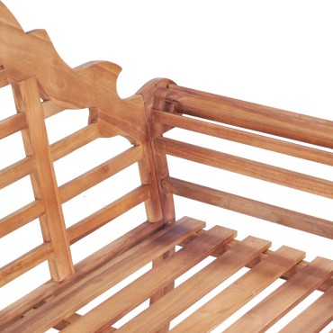 vidaXL Παγκάκι Κήπου 127x58,5x92,5cm από Μασίφ Ξύλο Teak 1 τεμ.