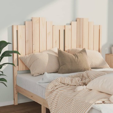 vidaXL Κεφαλάρι Κρεβατιού 146x4x110cm από Μασίφ Ξύλο Πεύκου 1 τεμ.