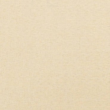 vidaXL Υποπόδιο Κρεμ 45x29,5x35cm Υφασμάτινο 1 τεμ.
