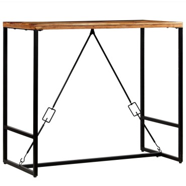 vidaXL Τραπέζι Μπαρ 120x60x106cm από Μασίφ Ανακυκλωμένο Ξύλο 1 τεμ.
