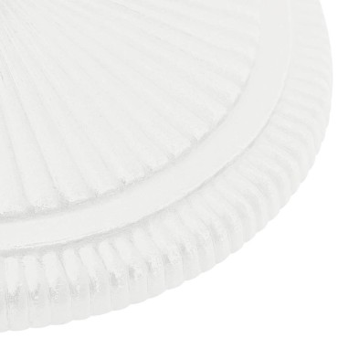 vidaXL Βάση Ομπρέλας Λευκή 45 x 45 x 30 εκ. από Χυτοσίδηρο