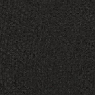 vidaXL Υποπόδιο Μαύρο 45x29,5x35cm Ύφασμα & Συνθετικό Δέρμα 1 τεμ.